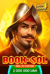 book del sol multiplier game logo